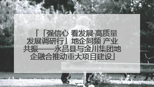 「强信心 看发展·高质量发展调研行」地企同频 产业共振——永昌县与金川集团地企融合推动重大项目建设