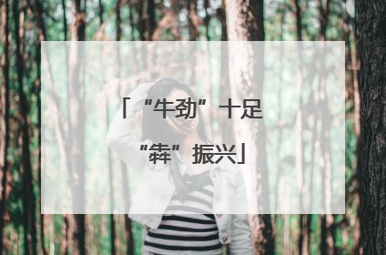“牛劲”十足“犇”振兴