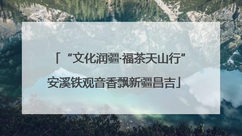 “文化润疆·福茶天山行”安溪铁观音香飘新疆昌吉