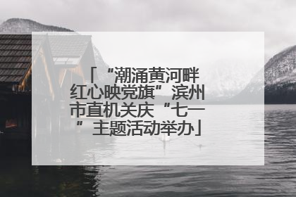 “潮涌黄河畔 红心映党旗”滨州市直机关庆“七一”主题活动举办