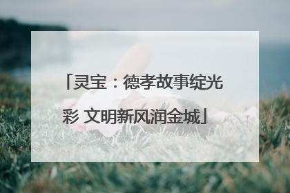灵宝：德孝故事绽光彩 文明新风润金城