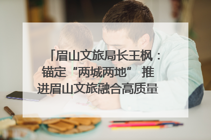 眉山文旅局长王枫：锚定“两城两地” 推进眉山文旅融合高质量发展｜文旅局长说