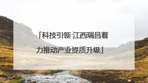 科技引领 江西瑞昌着力推动产业提质升级