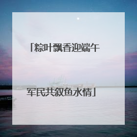 粽叶飘香迎端午 军民共叙鱼水情