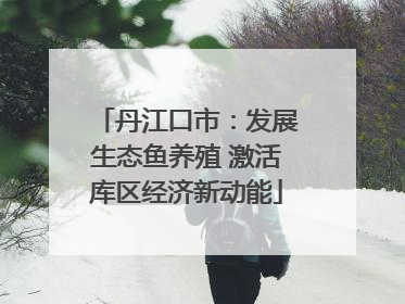 丹江口市：发展生态鱼养殖 激活库区经济新动能