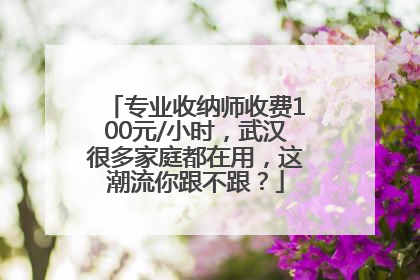 专业收纳师收费100元/小时，武汉很多家庭都在用，这潮流你跟不跟？