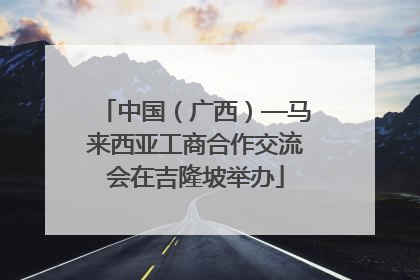 中国（广西）—马来西亚工商合作交流会在吉隆坡举办