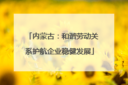 内蒙古：和谐劳动关系护航企业稳健发展