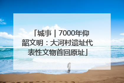 城事｜7000年仰韶文明：大河村遗址代表性文物首回原址