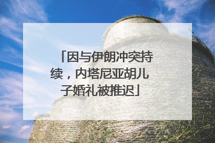 因与伊朗冲突持续，内塔尼亚胡儿子婚礼被推迟