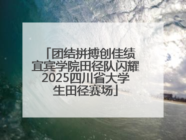 团结拼搏创佳绩 宜宾学院田径队闪耀2025四川省大学生田径赛场