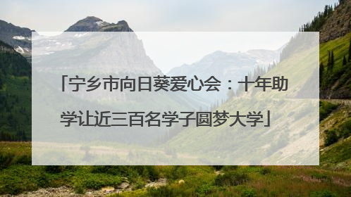 宁乡市向日葵爱心会：十年助学让近三百名学子圆梦大学