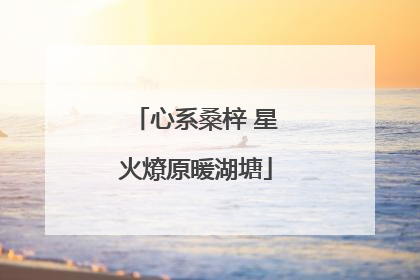 心系桑梓 星火燎原暖湖塘