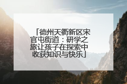 德州天衢新区宋官屯街道：研学之旅让孩子在探索中收获知识与快乐