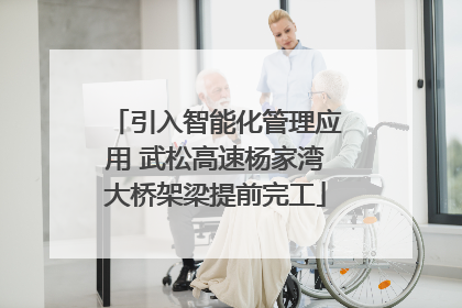 引入智能化管理应用 武松高速杨家湾大桥架梁提前完工
