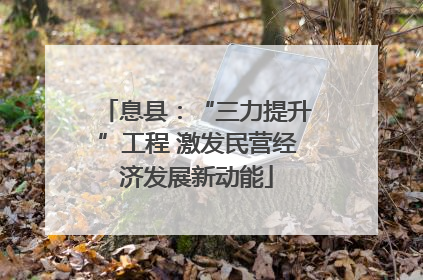 息县：“三力提升”工程 激发民营经济发展新动能