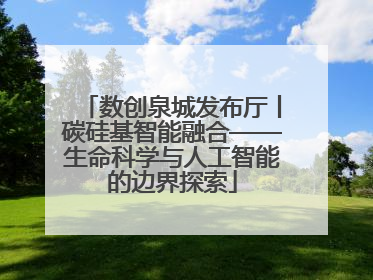数创泉城发布厅丨碳硅基智能融合——生命科学与人工智能的边界探索