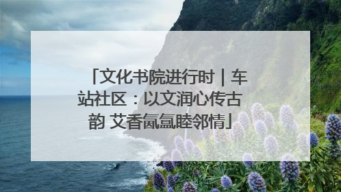 文化书院进行时｜车站社区：以文润心传古韵 艾香氤氲睦邻情