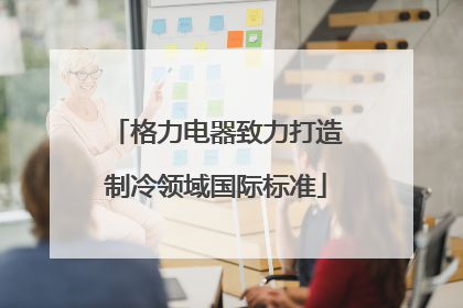 格力电器致力打造制冷领域国际标准