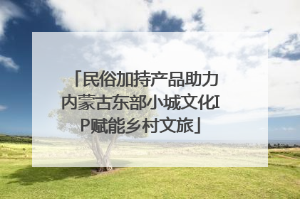 民俗加持产品助力 内蒙古东部小城文化IP赋能乡村文旅