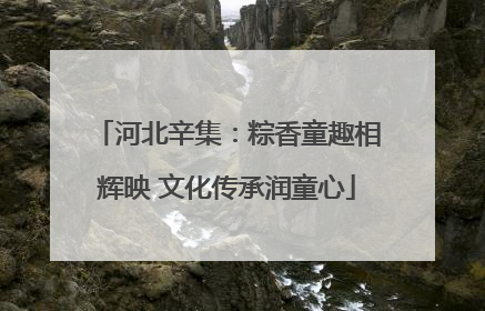 河北辛集：粽香童趣相辉映 文化传承润童心