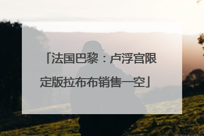 法国巴黎：卢浮宫限定版拉布布销售一空