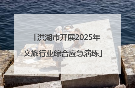 洪湖市开展2025年文旅行业综合应急演练