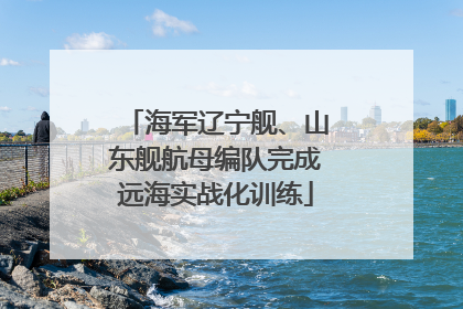 海军辽宁舰、山东舰航母编队完成远海实战化训练