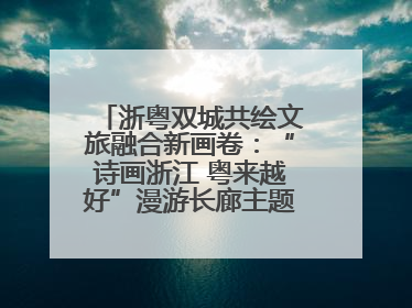 浙粤双城共绘文旅融合新画卷：“诗画浙江 粤来越好”漫游长廊主题推广活动在广州花城汇启幕