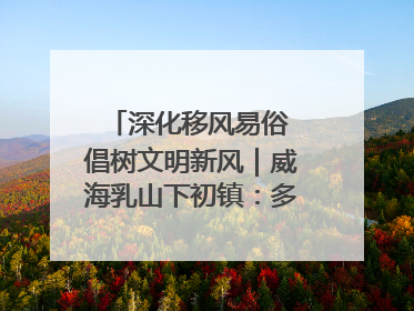 深化移风易俗 倡树文明新风｜威海乳山下初镇：多形式推进移风易俗 共筑文明和谐新风尚