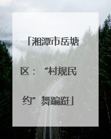 湘潭市岳塘区：“村规民约”舞蹁跹