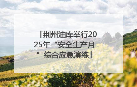 荆州油库举行2025年“安全生产月”综合应急演练