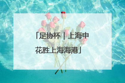 足协杯｜上海申花胜上海海港