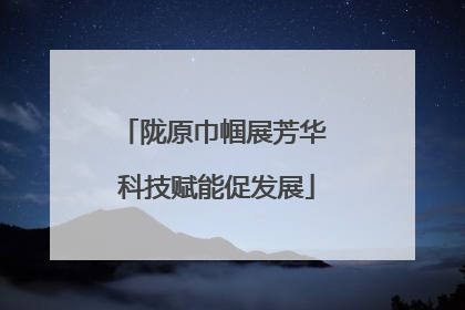 陇原巾帼展芳华 科技赋能促发展