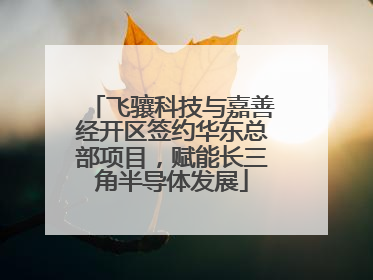 飞骧科技与嘉善经开区签约华东总部项目，赋能长三角半导体发展