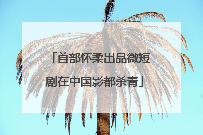 首部怀柔出品微短剧在中国影都杀青