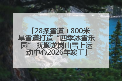 28条雪道＋800米旱雪道打造“四季冰雪乐园” 抚顺龙岗山雪上运动中心2026年竣工