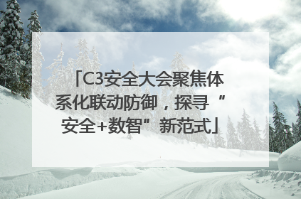 C3安全大会聚焦体系化联动防御，探寻“安全+数智”新范式