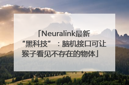 Neuralink最新“黑科技”：脑机接口可让猴子看见不存在的物体
